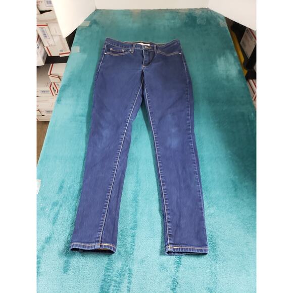 Levis 311 Jeans Size 27 Womens Blue Stretch Pants Denim Mid Rise Shaping Skinny - Picture 1 of 15